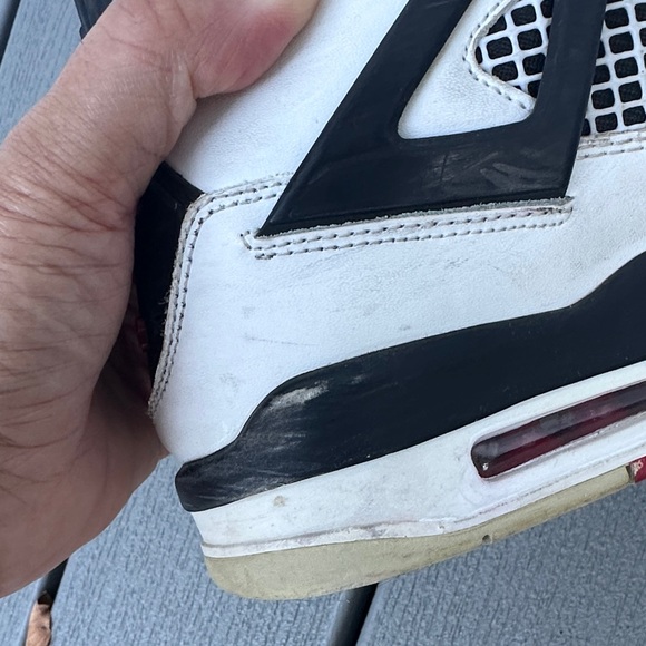 Nike Air Retro Sneakers - Black, White, and Red - Picture 5 of 8